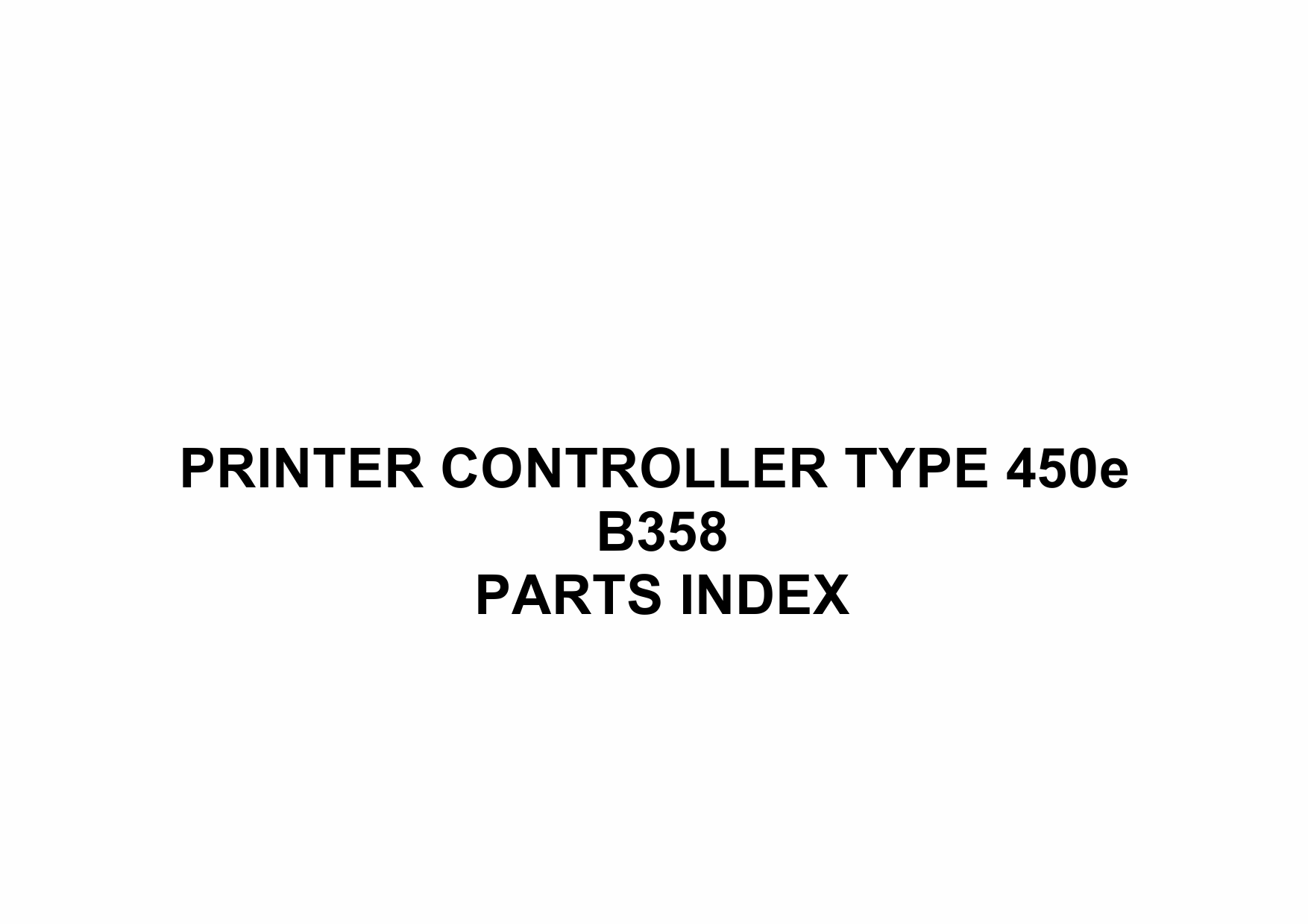 RICOH Options B358 PRINTER-CONTROLLER-TYPE-450e Parts Catalog PDF download-6